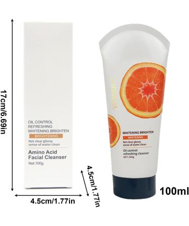 Pzuryhg Gentle Facial Cleanser for Men and Women 100ml Gentle Facial Cleanser Facial Cleanser Natural Foam Cream Cleanser Moisturizing Deep Cleansing Skin Care for Oily 17 x 45 x - Buy Online on GoSupps.com