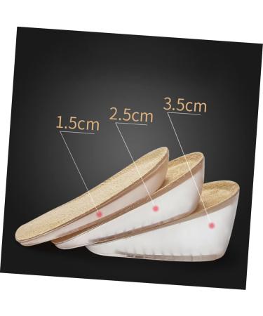 2 Pairs Heightening Insoles - Invisible Heel Pads for Increased Comfort & Height - Buy Online on GoSupps.com