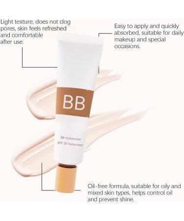 Bb cream Bb cream full coverage Bb Moisturizer Spf30 Sunscreen 30 ml tinted moisturizer for face sunscreen for body for improving texture and skin - Buy Online on GoSupps.com