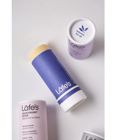 Lafe's Natural Deodorant | 2.25oz Plastic Free Natural Deodorant Stick in Paper Packaging | Aluminum Paraben and Baking Soda Free with 24-Hour Protection (Lavender & Aloe) Lavender & Aloe 64 Gram - Buy Online on GoSupps.com