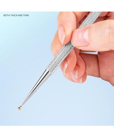 Stainless Steel Cuticle Pusher Nail Dotting Pen Nail Care Tool Double Ended Manicure Cuticle Remover Cleaner Nail Dotting Pen Set Nail Dotting Pens For Nail Art Nail Dotting Pen And Brushes - Buy Online on GoSupps.com