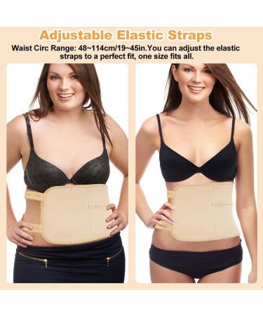 Adjustable Organic Castor Oil Pack Wrap Kit - Reusable Khaki with Zipper Bag | Perfect for Natural Wellness - Buy Online on GoSupps.com