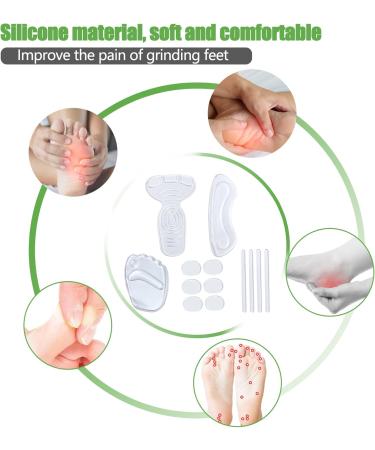 Rainmae 18-Piece Heel Cushion Set | Anti-Slip Gel Insole Pads for High Heels | Comfort & Support for All-Day Wear - Buy Online on GoSupps.com