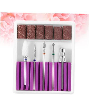 Housoutil 1 Set Manicure Drill Bits Ceramic Nail Bits Nail Drill Tool Electric Nail File Drill Bits Nail Drill Bits Nail File Bits Faux Nails Exfoliating 5 Piece Set Purple 4.50X0.30X0.30CM Purple - Buy Online on GoSupps.com