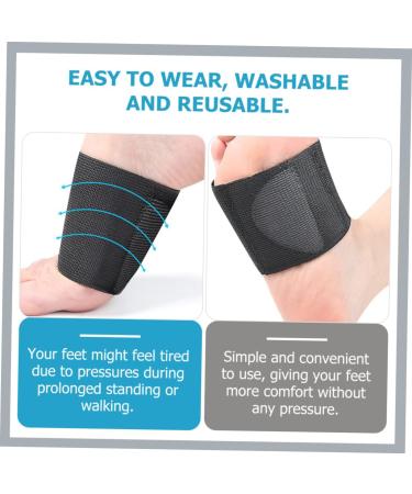 FRCOLOR Arch Support Inserts | Flatfoot Correction Cushion Pads | Silicone Soft Foot Protectors for Heel Pain | International Shipping - Buy Online on GoSupps.com