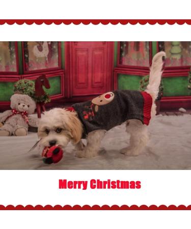 Buy Abrrlo Christmas Dog Sweater | Winter Pet Knit Fashion | Warm & Stylish Holiday Gift for Small Dogs - Buy Online on GoSupps.com
