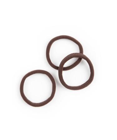 Fairhair Hair Tie Set - 3 Eco-Friendly Brown Ties | Organic Cotton & Natural Rubber | No Metal Gentle to Hair | Reusable & Sustainable Hair Accessories - Buy Online on GoSupps.com