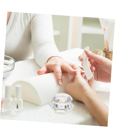 minkissy 3pcs Nail Art Crystal Cup Shot Glass with Lid Glass Mug with Lid Clear Tumbler Containers with Lids Nail Art Liquid Cup Color Mixing Dish Pen Washing Bucket Crystal Pen Wash Cup 6.5x6.5cmx3pcs Whitex3pcs - Buy Online on GoSupps.com