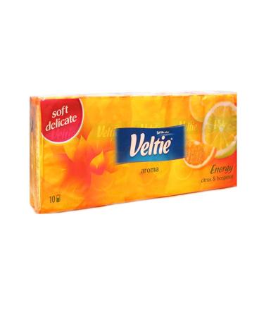 Veltie Aroma Pocket Tissues- Energy Citrus & Bergamot (10 In 1 Pack) 998316