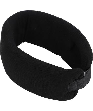 Adjustable RWUDV Neck Support | Soft Foam Neckrest for Pain Relief | Universal Fragrance | Black L 57-58cm | Ideal for Home Use - Buy Online on GoSupps.com