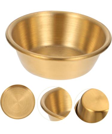 IMIKEYA Spice Dish 8 Pcs Stainless Steel Sauce Dish Multipurpose Can Stainless Steel Dessert Dishes 7X7X2.5cmx2pcs Goldenx2pcs - Buy Online on GoSupps.com
