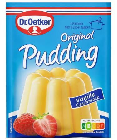 Vanille Geschmack - Original Pudding - 3 sachets - Pudding en Poudre au Go t de Vanille - Pr paration Originale D licieuse pour Desserts Cr meux et Gourmands - Compatible avec Dr.Oetker - 111g