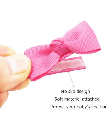 40pcs 2 Baby Girls Hair Bows Alligator Clips - Grosgrain Ribbon Barrettes for Kids, Toddlers, Infants - Buy Online on GoSupps.com