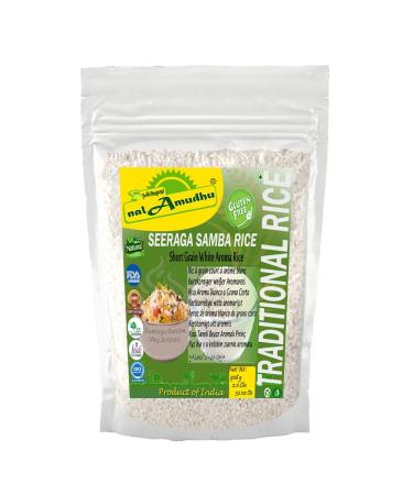 nalAmudhu Short Grain Seeraga Samba Rice | Jeera Samba Rice | Aroma Biriyani Rice 908g | 2.0 lbs
