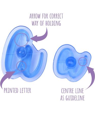 PME Alphabet Upper and Lower Case Fun Fonts Letter Stamping Set - Blue Collection - Buy Online on GoSupps.com