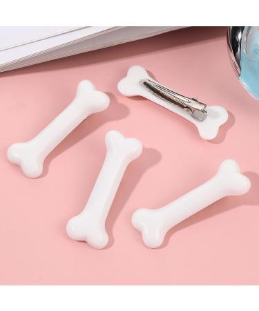 Beaupretty Halloween White Dog Bone Hair Clips - 4pcs Alligator Barrettes for Kids Girls - Buy Online on GoSupps.com
