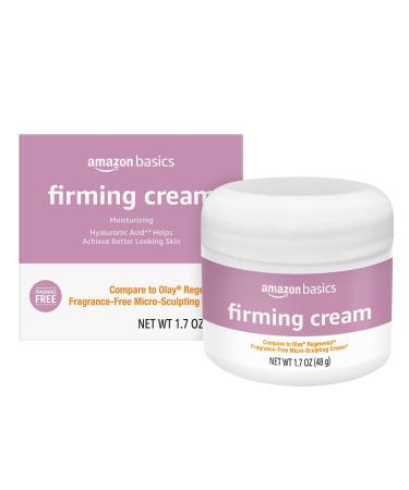 Amazon Basics Firming Cream Fragrance Free 1.7 Ounces 1-Pack