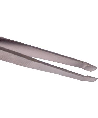 Spire Small 9cm Handheld Eyebrow Tweezer for Precise Hair Removal - Slant Tip for Shaping Eyebrows, Chin Hair, Blackheads - Ideal for Women and Men - Buy Online on GoSupps.com