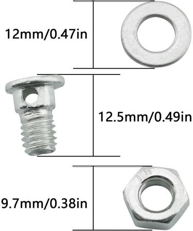 ZRM&E 8Pcs Brake Cable Regulator Clamp Lock Set for Bicycle Power Mountain Bike - 26 Sliver - Buy Online on GoSupps.com