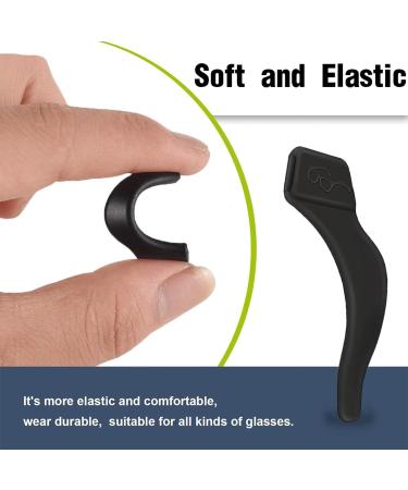 Eouiav 16-Piece Glasses Holder Set - 8 Pairs Anti-Slip Silicone Eared Hooks for Perfect Glasses & Sunglasses Support - Buy Online on GoSupps.com