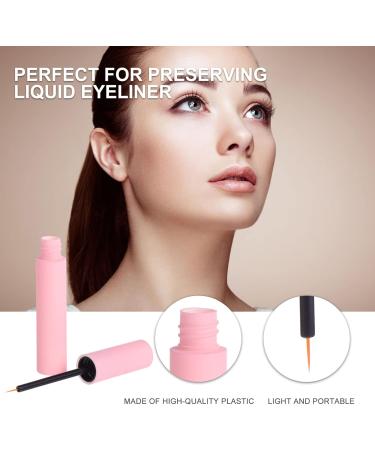 Beavorty 10 Pcs Eyelash Brush Empty Tube Transparent Empty Mascara Bottle Balm Tubes Plastic Bottle Pink Mini - Buy Online on GoSupps.com