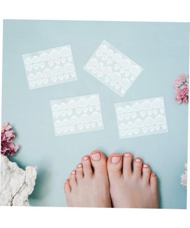 20 Sheets Nail Adhesive Nail Tips False Toenails for Big Toe Paper Tape for Nails Waterproof Labels Press on Nails Long Nail Glue Gummed Paper Rubber Nails Stickers - Buy Online on GoSupps.com