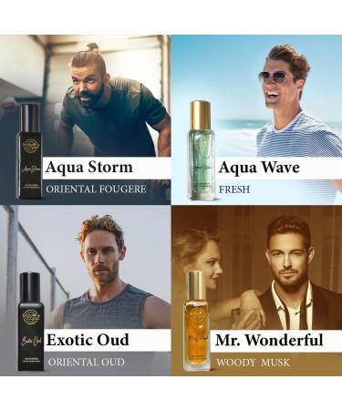Bo.dy Cu.pid Luxury Perfume Gift Set for Men 4X20 ML | Long Lasting Premium Fragrances | Aqua Wave | Exotic Oud | Mr Wonderful | Aqua Storm | 80 ML - Buy Online on GoSupps.com