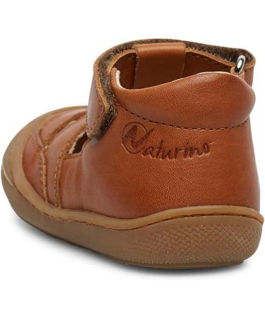 Naturino WAD Leather Closed-Toe Shoes 7.5 UK Child Brown - Quality Kids Footwear - Buy Online on GoSupps.com