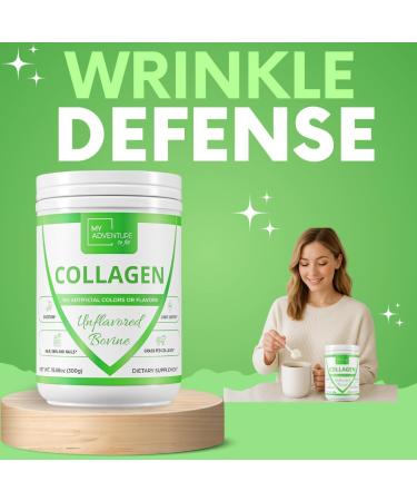 My Adventure to Fit Hydrolyzed Collagen for Women - Grass Fed Collagen Powder for Muscle Growth & Collagen Protein Powder - Keto Collagen Powder for Joints & Gut Health - Unflavored Bovine 300g Unflavored 14.82 Ounce (Pack  - Buy Online on GoSupps.com