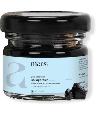 Mars Himalayan Organic Shilajit Resin | Natural Resin Sourced from The Himalayas | Supports Vitality, Energy & Overall Wellness | 15g | Pack of 1 - Buy Online on GoSupps.com