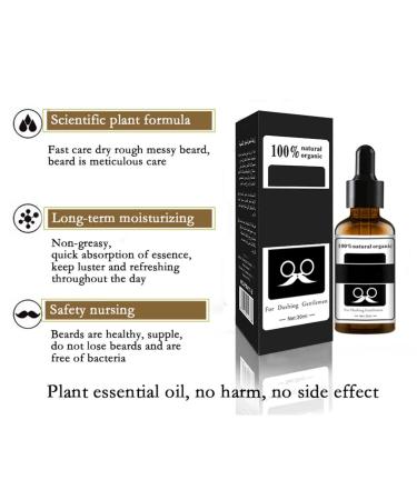 Organic Beard Oil - Natural Beard Care for Softness & Strength | 30ml - International Shipping Available - Buy Online on GoSupps.com
