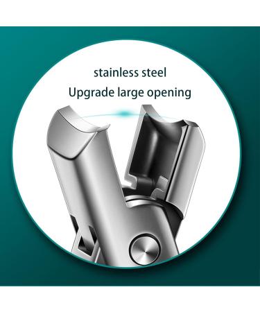 Trim Nail Clippers Nail Clippers with Catcher Wide Jaw Opening Anti Splash Nail Cutter with Sharp Curved Cutter and Storage Box Nail Trimmer Manicure Tools - Buy Online on GoSupps.com