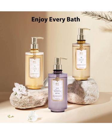 Bee & Flower Moisture Body Wash | Fragrance Amino Acid Liquid Soap | Nourishing Sandalwood Shower Gel - 16.8 Fl Oz - Buy Online on GoSupps.com