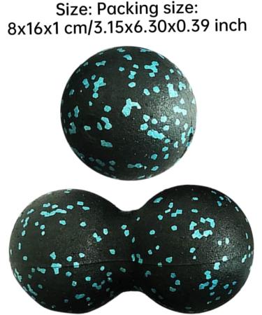 Peanut Massage Ball - Double Lacrosse Ball Roller for Body Muscle Relief | International Shipping Available - Buy Online on GoSupps.com