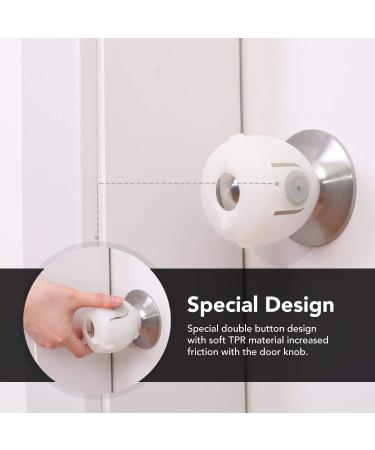 EUDEMON 6 Pack Baby Safety Door Knob Covers - Childproof Door Knob Locks - Buy Online on GoSupps.com