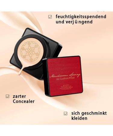 BB Cream CC Cream Mushroom Cushion Foundation Makeup Base Lasting Covers Skin Blemishes Moisturizing Brightens Complexion Evens Complexion - Buy Online on GoSupps.com