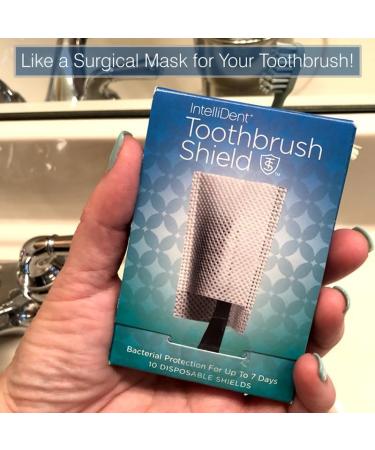 Toothbrush Shields - Breathable & Quick-Drying Head Cover Caps for Travel - 20 Count (Pack of 2) - Disposable Toothbrush Protectors - Buy Online on GoSupps.com
