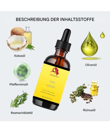 Hair oil 50 ml hair care oil hair growth oil natural hair growth oil essential hair growth oil hair care treatments with concentrated formula strengthens and repairs damage - Buy Online on GoSupps.com