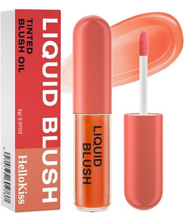 Tinted Blush Oil Hydrating Blush Oil Lightweight Long-wearing Blush Oil Tint Waterproof Blendable Liquid Blush For Your Instant Perfect Shade Pochy 03# - Buy Online on GoSupps.com