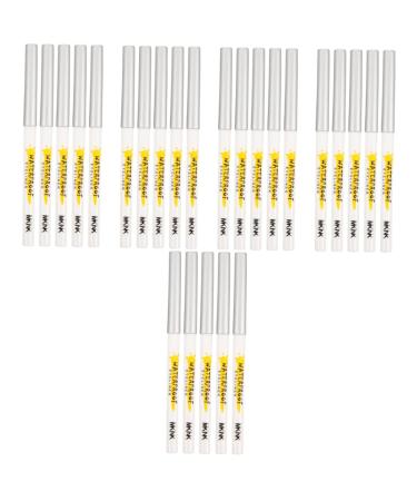 FOMIYES 25 Pcs White Lying Silkworm Pen Eyeshadow Matte Eyeliner Makeup Stick Brighten Girl Highlighter