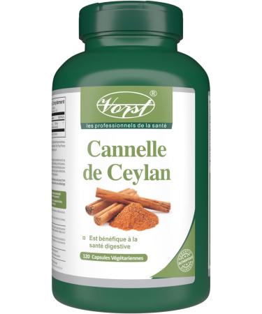 VORST Ceylon Cinnamon 600mg 120 Vegan Capsules | Gluten Free Supplements for Digestive & Metabolic Health | Cinnamon Sticks Powder Pills | 1 Bottle 1 count (Pack of 120) - Buy Online on GoSupps.com
