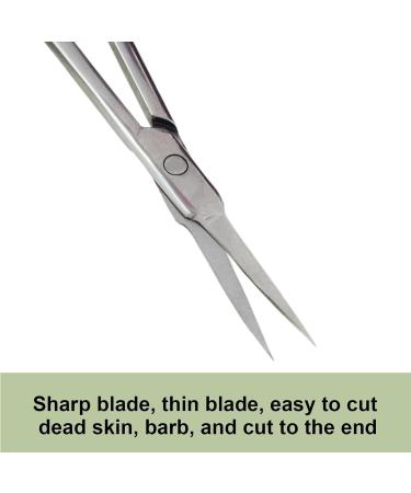 Nail Scissors with Sharps Curved Blades - Multi-Purpose Small Manicure Scissors Multi-Purpose Small Manicure Scissors for Toenail and Fingernail Lambo - Buy Online on GoSupps.com