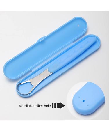 Buy H.eternal Adult Tongue Scraper & Eyelash Pads - One Size Green for Effective Oral Hygiene | International Shipping Available - Buy Online on GoSupps.com