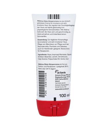 ABITIMA Clinic Body Cream 100ml - Nourishing Moisturizer for All Skin Types | Fast International Shipping - Buy Online on GoSupps.com