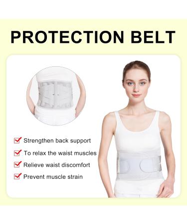 Buy Back Brace for Lower Back Support | Unisex Lumbar Support Belt for Herniated Disc & Recovery | Adjustable Breathable Waist Protector (Large) - International Shipping Available - Buy Online on GoSupps.com