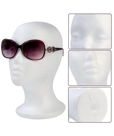 3 Pcs Foam Wig Head Set - Female Styrofoam Mannequin for Hairpieces, Wigs, Hats, Masks - Salon & Travel Display Stand - Buy Online on GoSupps.com