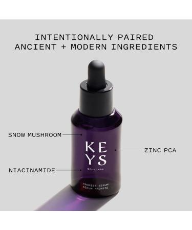 Keys Soulcare Promise Serum - Brighten Hydrate & Balance Skin | Niacinamide | Vegan & Cruelty-Free | 1 Fl Oz - International Shipping Available - Buy Online on GoSupps.com