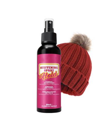 Fabric Hardener Spray | 120ml Quick Drying Anti-Sagging Effect - Craft Product Fabric Stiffener Spray for Crochet Hats Felted Wool Bags and Textile Projects