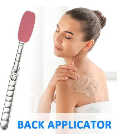 Back Lotion Applicator - Lotion Applicator For Back Back Lotion And Cream Applicator | Back Moisturizer & Sunscreen Applicator With Long Handle Cream And Sunscreen Applicator For Back Moisturization Pink - Buy Online on GoSupps.com