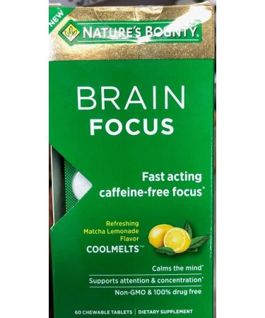 Nature Bounty Brain Focus Fast Acting Coolmelts